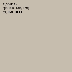 #C7BDAF - Coral Reef Color Image